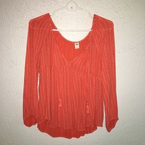 Old Navy Orange Long Sleeve